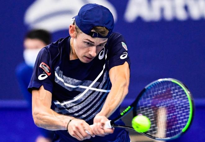 Alex de Minaur a apporté le point de l'égalisation aux Australiens, face à Jiri Lehecka - © Belga - Icon Sport