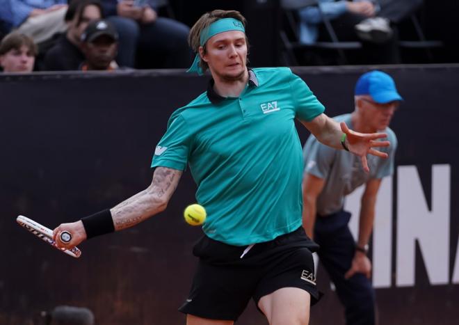 Alexander Bublik s'est facilement qualifié pour les 1/4 de finale à Lyon ce mardi - © Open Parc - Alexandre Hergott