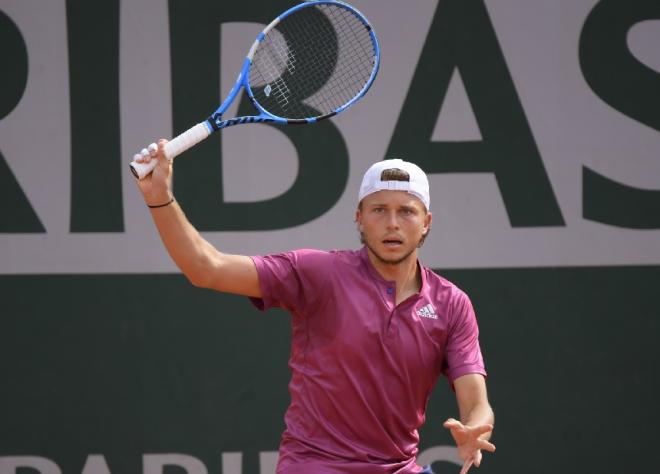 Alexandre Muller est en 1/2 finale du tournoi ATP de Marrkech - © Julien Crosnier - FFT