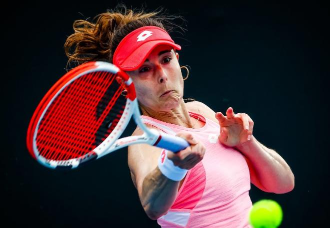 Alizé Cornet s'est qualifiée en 3 sets pour la finale de Chicago - © Belga - Icon Sport