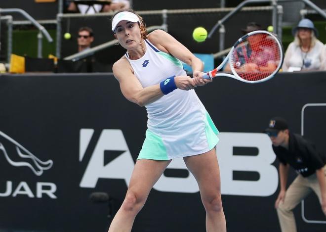 Alizé Cornet, un peu juste, a cédé face à la puissance de la Croate Donna Vekic ce jeudi - © DR