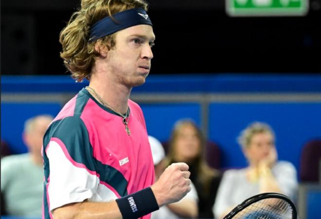 Andrey Rublev s'est qualifié pour les 1/4 de finale de Montpellier - © OSDF - JB. Autissier