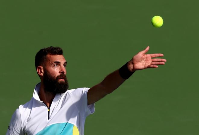 Benoît Paire s'est accroché pour rallier les 1/8èmes à Dubaï ce mardi - © DR