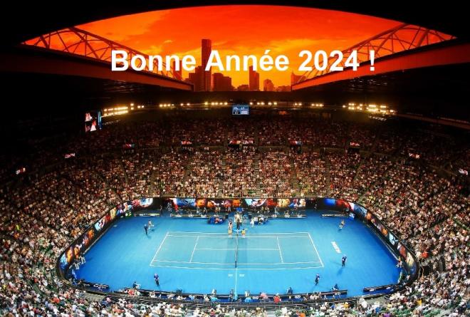 Toute l'équipe de Tennisleader vous souhaite une bonne et heureuse année 2024 - © Gepa - Icon Sport