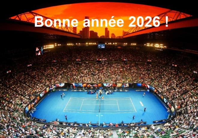 Toute l'équipe de Tennisleader vous souhaite une bonne et heureuse année 2026 - © Gepa - Icon Sport