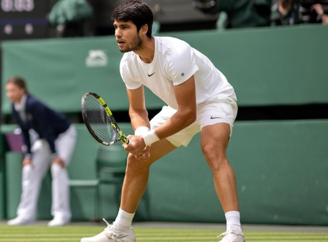 Carlos Alcaraz marche sur l'eau depuis ses titres à Rome et Roland Garros - © Rolex - Jon Buckle
