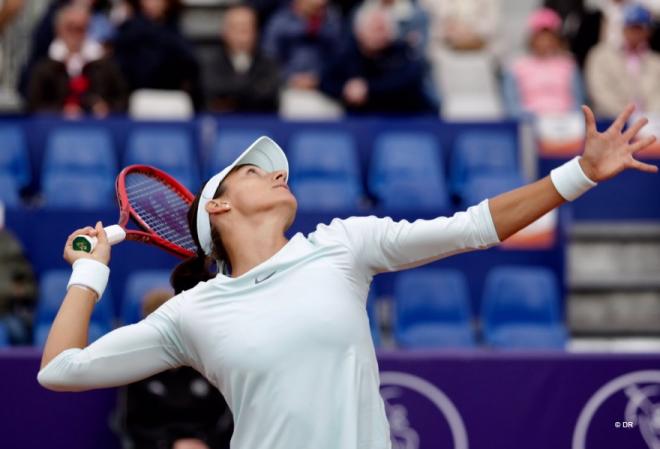 Caroline Garcia a su serrer les dents pour s'imposer ce mercredi à RG - © DR