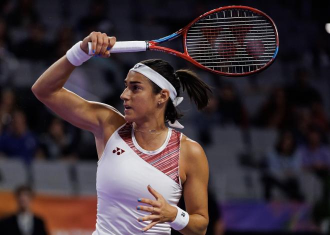 Caroline Garcia s'est inclinée en finale ce dimanche à Lyon - © Mike Frey - FFT