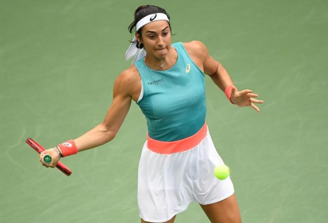 Caroline Garcia a dominé Angélique Kerber ce lundi au 1er tour à Dubaï - © Susa - Icon Sport