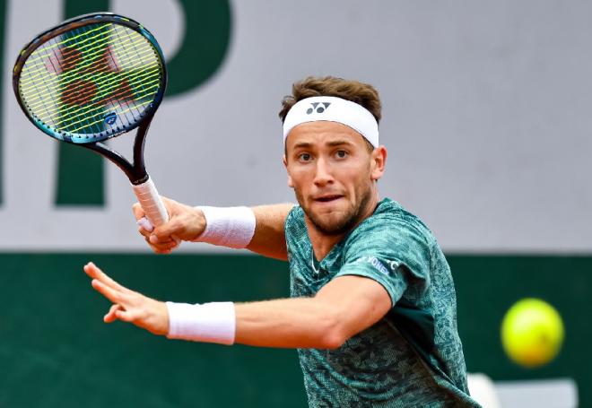 Casper Ruud a bine débuté le tournoi de Gstaad ce jeudi  - © Icon Sport