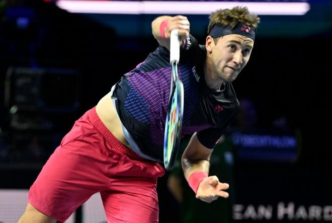 Casper Ruud a été impressionnant ce dimanche en finale à Stockholm - © Moselle Open