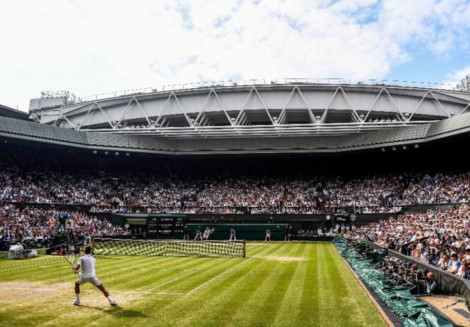 Le Centre Court de Wimbledon où vont se disputer les principales finales - © Picture Alliance - Icon Sports