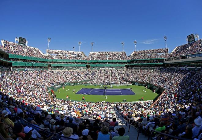 Le Stadium 1 qui est le court central à Indian Wells a une capacité de 16 000 places - © BPI - Icon Sport
