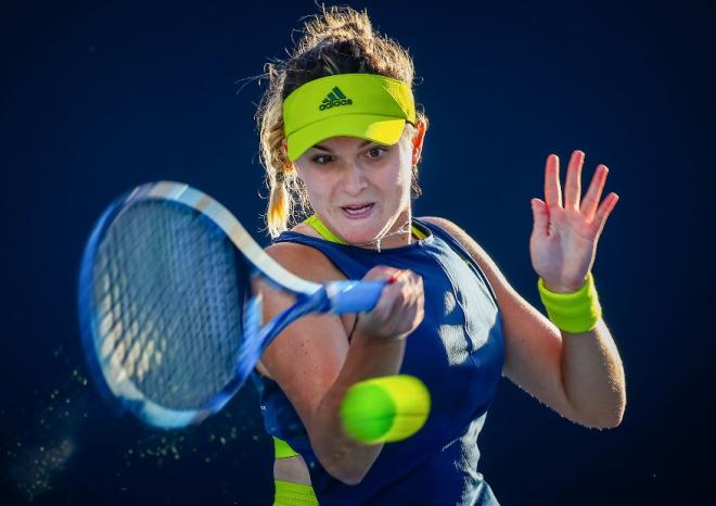 Clara Burel s'est inclinée en finale du tournoi WTA de Lausanne, ce dimanche - © Belga - Icon Sport