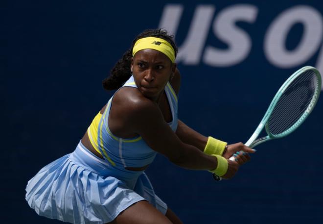 Coco Gauff s'est qualifiée pour le second tour de l'US Open ce mardi - © Rolex - Jon Buckle