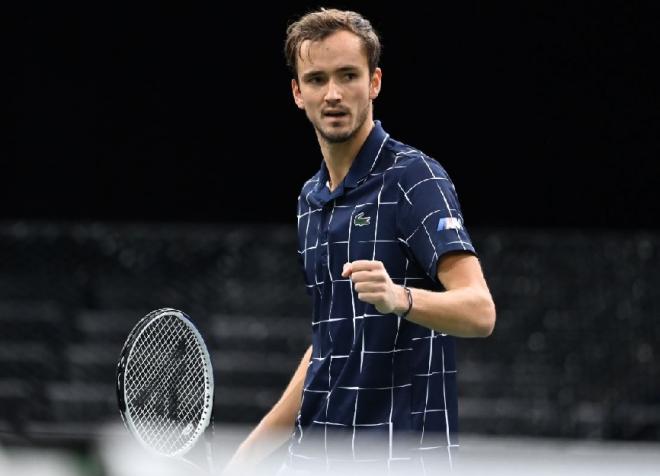 Daniil Medvedev s'est facilement qualifié pour les 1/4 de finale à Vienne - © Tecnifibre