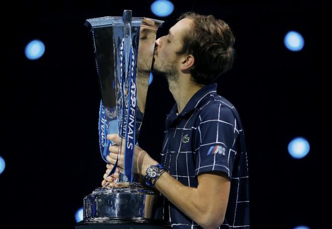 Daniil Medvedev a reéalisé une semaine parfait au Masters ATP de Londres - © Tec - RG