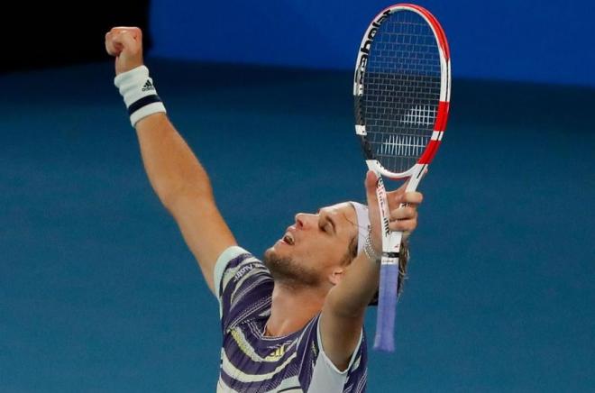 Dominic Thiem s'est qualifié pour la 1ère fois de sa carrière en finale de l'Open d'Australie - © DR