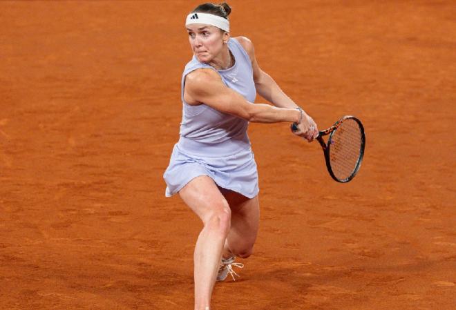 Elina Svitolina a parfaitement réussi son entrée à Roland Garros ce dimanche - © Maxime Lehif