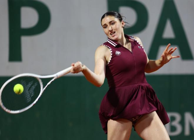 Elsa Jacquemot a sorti Marta Kostyuk ce dimanche à l'Open d'Australie - © FFT- André Ferreira