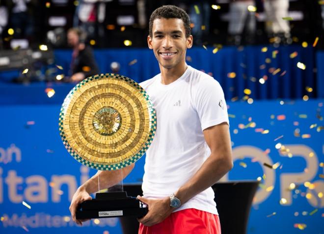 Félix Auger-Aliassime a remporté son second titre de la saison à Montpellier - © OSDF - JB. Autissier