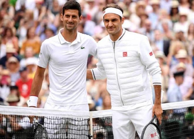 Après l'extraordinaire finale de Wimbledon 2019, Djokovic et Federer pourraient se retrouver en 1/2 à Melbourne - © DR