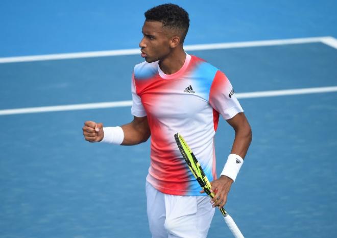 Félix Auger-Aliassime s'est qualifié pour les 1/4 de finale de l'Open d'Australie - © Abaca - Icon Sport