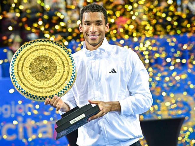 Félix Auger-Aliassime a de nouveau remporté le tournoi ATP de Montpellier ce dimanche - © Jean-Baptiste Autissier - Open Occitanie 