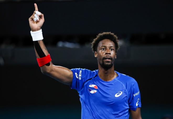 Gaël Monfils devrait logiquement être le leader de l'équipe de France lors de l'ATP Cup 2021 - © Susa - Icon Sport