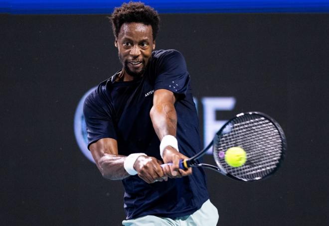 Gaël Monfils s'est solidement qualifié pour le 2ème tour d'Indian Wells ce jeudi - © Virginie Bouyer - FFT