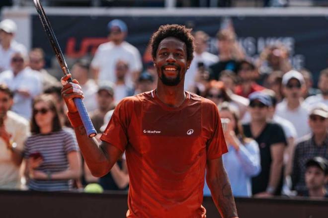 Gaël Monfils a bien débuté ce dimanche pour son dernier Masters 1000 de Monte-Carlo - © UTS Tour