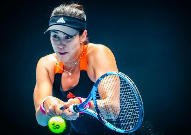 Garbine Muguruza a assuré l'essentiel ce lundi au 1er tour de l'US Open - © Belga - Icon Sport