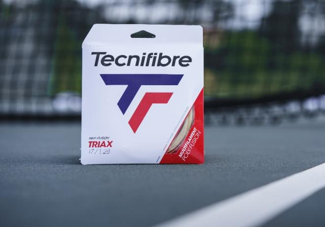 Le nouveau cordage TRIAX de Tecnifibre est lancé ce lundi 20 juillet en magasins - © DR