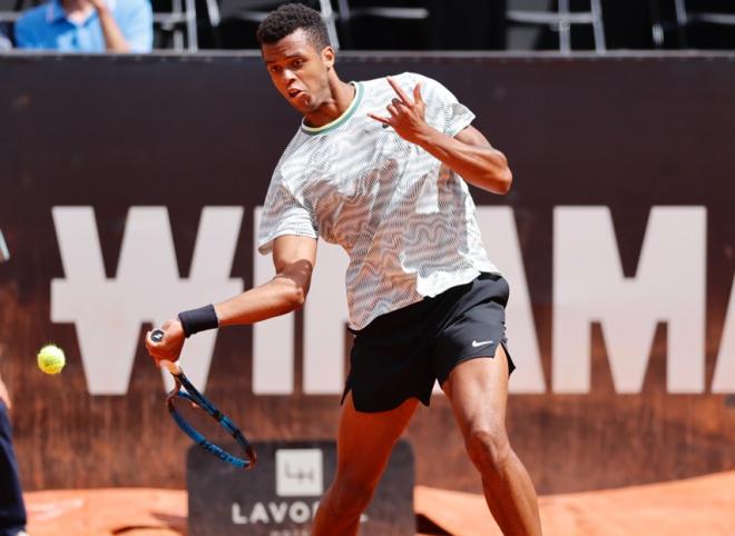 Giovanni Mpetshi Perricard s'est qualifié pour sa première finale ATP ce vendredii - © Open Parc - Alexandre Hergott - J. Ferraro