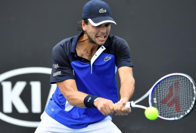 Grégoire Barrère a parfaitement débuté à l'Open Sud de Montpellier ce lundi - © DR