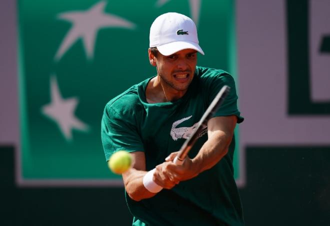 Ce jeudi, Grégoire Barrère s'est qualifié pour la première 1/2 finale ATP de sa carrière - © Nicolas Gouhier - FFT