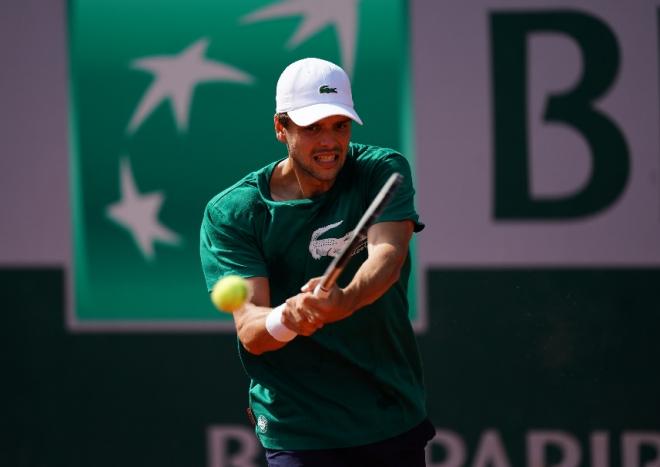 Grégoire Barrère s'est imposé en 5 sets ce dimanche à Roland Garros - © Nicolas Gouhier - FFT