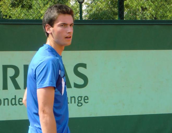 Quentin Halys en leader des Bleus dans cette Coupe Davis Junior - © Tennis Leader
