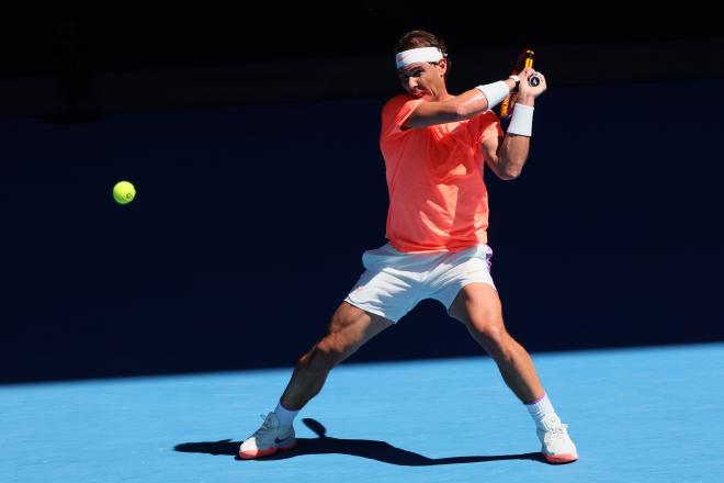 Rafael Nadal sera une nouvelle fois au rendez-vous des 1/4 de finale à Melbourne  -  © Icon sport