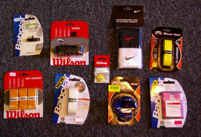 Sélection d'accessoires pour compléter votre matériel de tennis - © Tennisleader