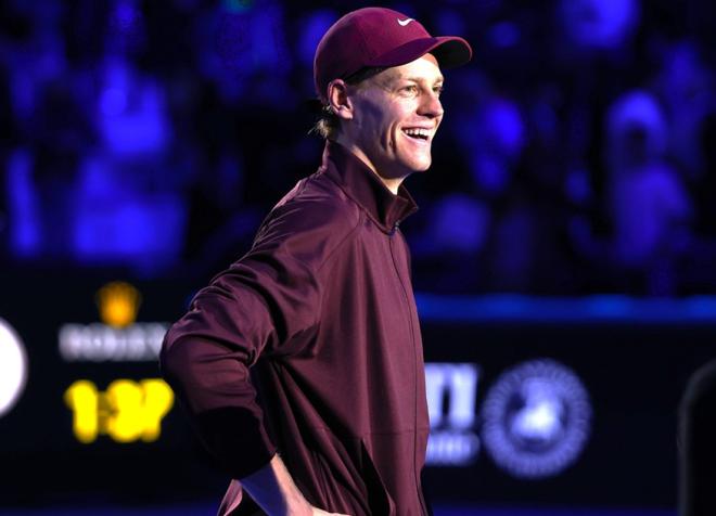 Jannik Sinner s'est de nouveau qualifié ce samedi pour la finale du Masters ATP - © Rolex - Antoine Couvercelle