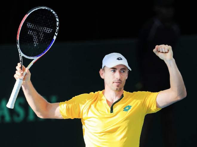 L'Australien John Millman a apporté le 3ème point à son pays en qualifs' de Coupe Davis. - © DR