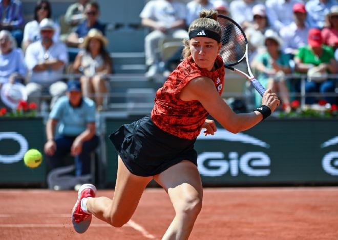 Karolina Muchova a livré un très gros match pour se qualifier en finale de Roland Garros - © Anthony Dibon - Icon Sport
