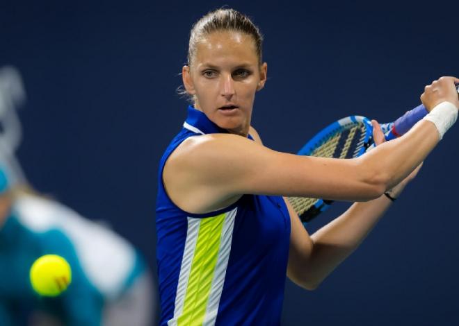 Karolina Pliskova s'est imposée au terme d'un long match face à Alizé Cornet en 1/16èmes de finale à Miami - © DR