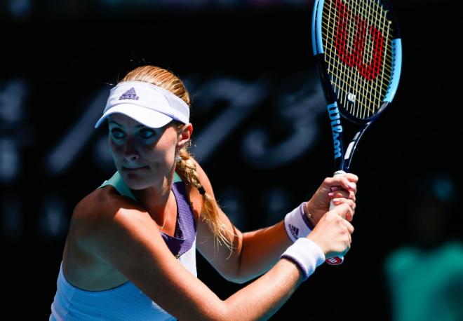 Kristina Mladenovic a annoncé la fin de sa saison ce jeudi - © Susa - Icon Sport