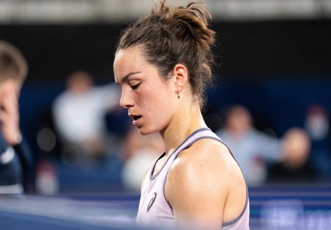Comme à Madrid, Loïs Boisson s'est inclinée dès le 1er tour à Rome - © Vincent Bréon