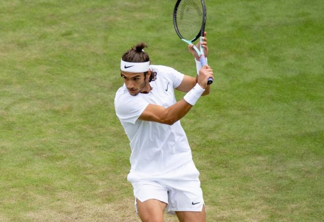 Lorenzo Musetti n'a pas passé le cap du 1er tour de Wimbledon cette année  - © Rolex - Jon Buckle
