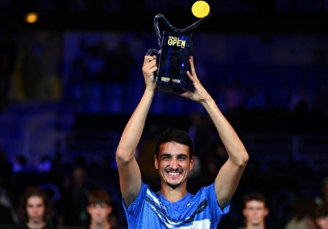 Lorenzo Sonego a remporté le Moselle Open ce dimanche - © Corinne Dubreuil - Moselle Open