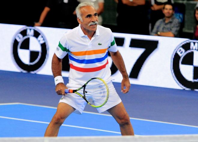 Le showman et l'inimitable Mansour Bahrami est l'un des prestigieux invités de l'exhibition qui a lieu ce vendredi 1er novembre à 17h30 au Moselle Open - Crédit photo ©  Arnaud Briand - Moselle Open