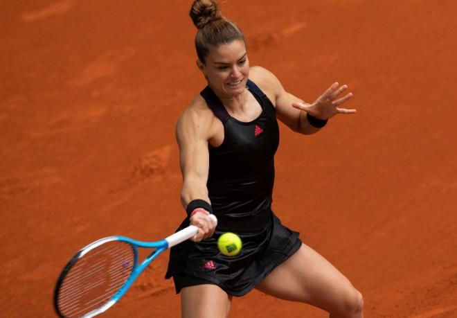 Maria Sakkari dompte Iga Siwatek et file en demie de RG. - © Abaca - Icon Sport 